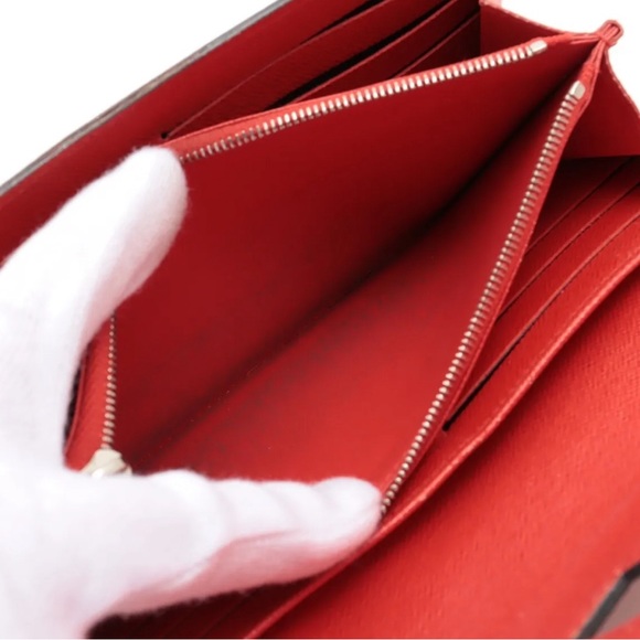 Louis Vuitton Epi Portefouille Twist Long Wallet Coquelicot Red M61179 - Picture 8 of 10